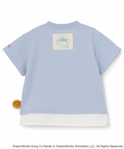 petit main / プティマイン Tシャツ | 【WEB別注】【カンフーパンダ】刺しゅう半袖Tシャツ | 詳細8