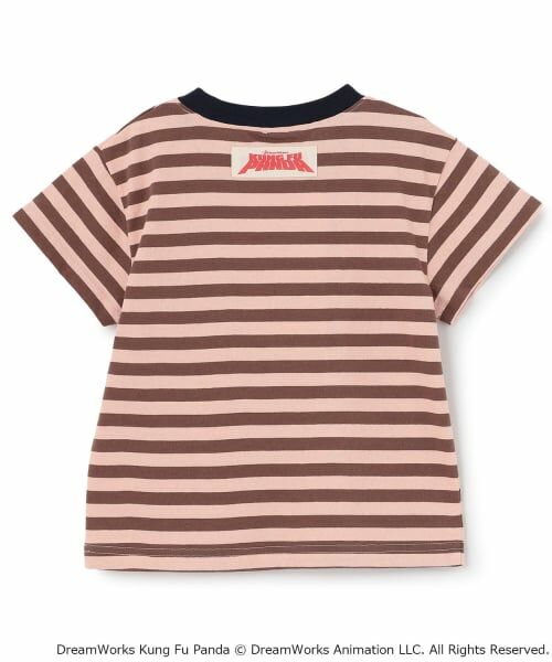 petit main / プティマイン Tシャツ | 【WEB別注】【カンフーパンダ】ボーダー半袖Tシャツ | 詳細6
