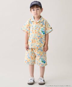 petit main / プティマイン その他トップス | 【WEB別注】【カンフーパンダ】半袖シャツセットアップ