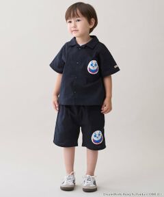petit main / プティマイン その他トップス | 【WEB別注】【カンフーパンダ】半袖シャツセットアップ