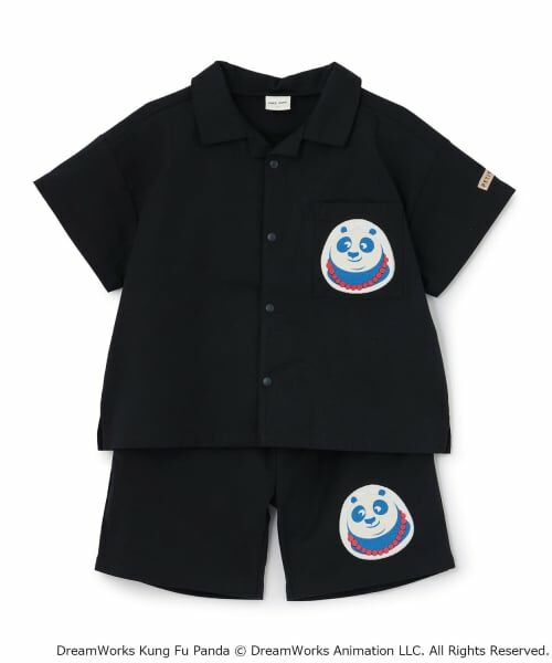 petit main / プティマイン その他トップス | 【WEB別注】【カンフーパンダ】半袖シャツセットアップ | 詳細6
