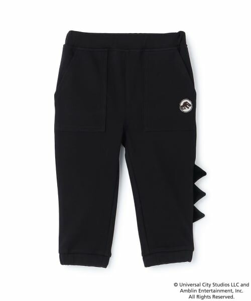 petit main / プティマイン その他パンツ | 【JURASSIC WORLD】カットロングパンツ（黒）