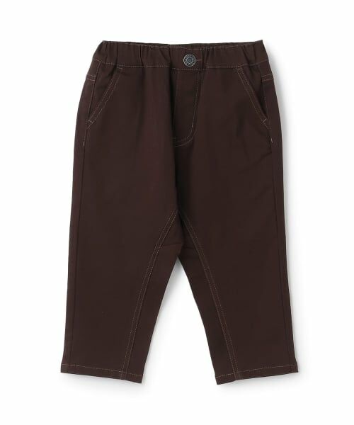 petit main / プティマイン その他パンツ | 【予約商品】わんぱくテーパードパンツ(コゲ茶)