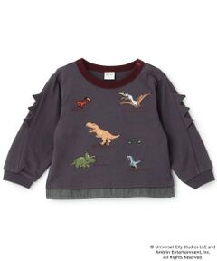 petit main / プティマイン Tシャツ | 【JURASSIC WORLD】さがら刺しゅう長袖Tシャツ