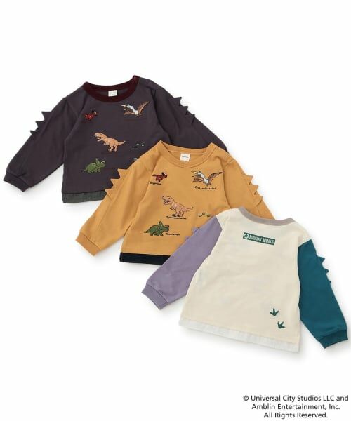 petit main / プティマイン Tシャツ | 【JURASSIC WORLD】さがら刺しゅう長袖Tシャツ | 詳細12