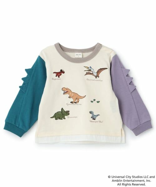 petit main / プティマイン Tシャツ | 【JURASSIC WORLD】さがら刺しゅう長袖Tシャツ | 詳細3