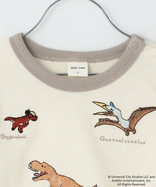 petit main / プティマイン Tシャツ | 【JURASSIC WORLD】さがら刺しゅう長袖Tシャツ | 詳細5