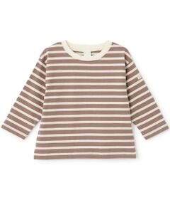 petit main / プティマイン Tシャツ | 【防汚加工】ボーダー長袖Tシャツ