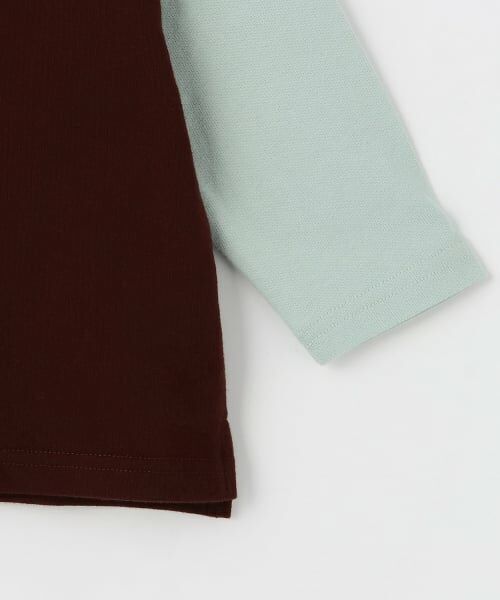petit main / プティマイン Tシャツ | 【予約商品】【防汚加工】配色ラグラン長袖Tシャツ | 詳細10