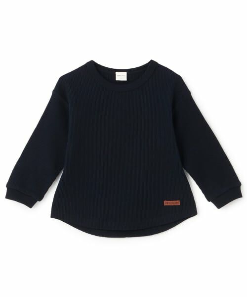 petit main / プティマイン Tシャツ | 【防汚加工】ワッフル長袖Tシャツ | 詳細4