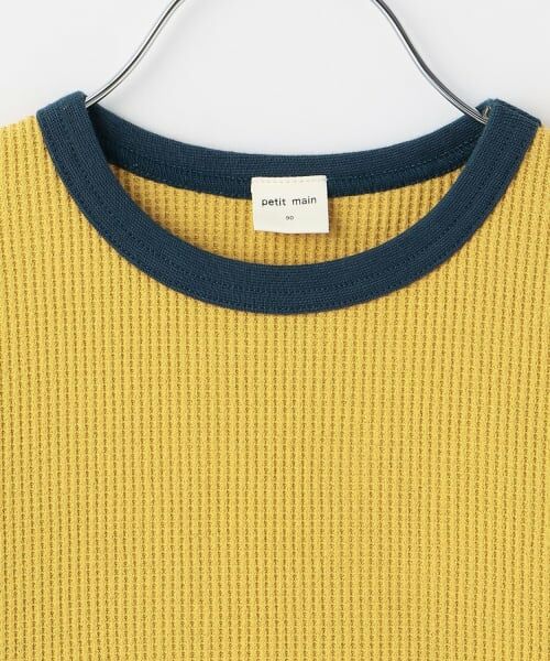 petit main / プティマイン Tシャツ | 【防汚加工】ワッフル長袖Tシャツ | 詳細7