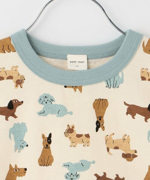 petit main / プティマイン Tシャツ | 総柄長袖Tシャツ | 詳細5