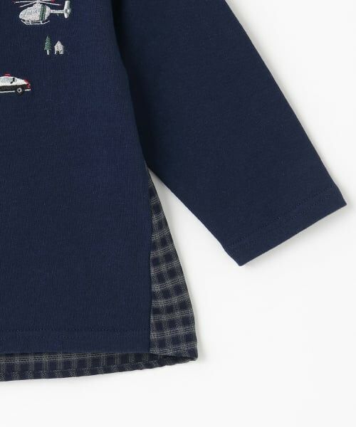 petit main / プティマイン Tシャツ | 【予約商品】働くクルマ刺しゅう長袖Tシャツ | 詳細9
