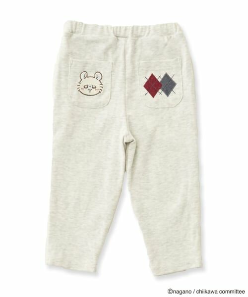 petit main / プティマイン その他パンツ | 【アニメちいかわ】アーガイルアップリケカットパンツ | 詳細4