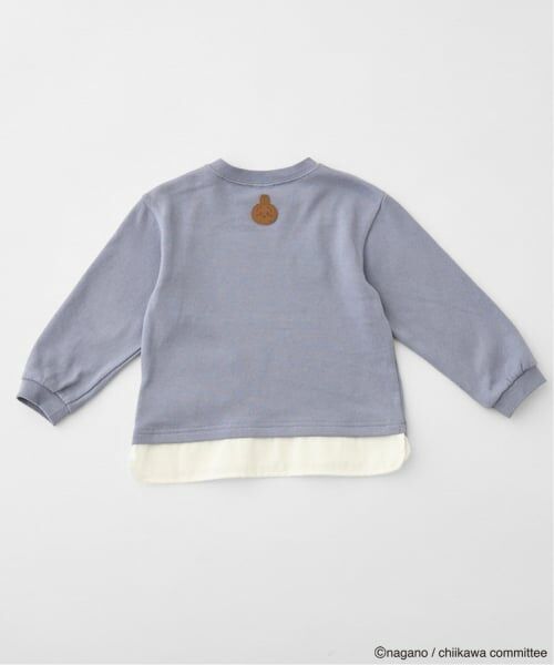 petit main / プティマイン Tシャツ | 【アニメちいかわ】星ロゴアップリケポケットTシャツ | 詳細10