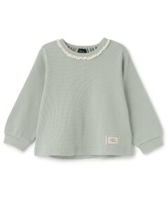 petit main / プティマイン Tシャツ | 【オーガニック】ワッフル長袖T