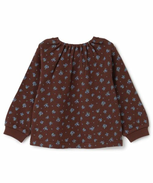 petit main / プティマイン Tシャツ | 【オーガニック】ワッフル長袖T | 詳細2
