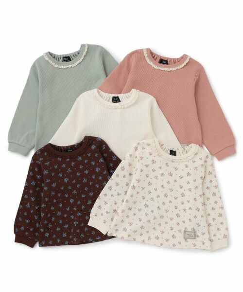 petit main / プティマイン Tシャツ | 【オーガニック】ワッフル長袖T | 詳細7
