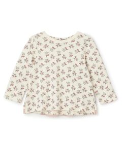 petit main / プティマイン Tシャツ | 【オーガニック】ペプラム長袖T