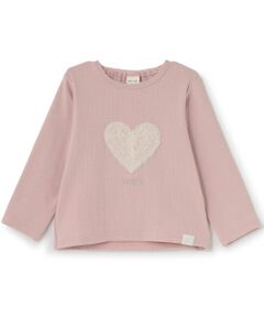 petit main / プティマイン Tシャツ | ハート/アニマルモチーフ長袖Tシャツ