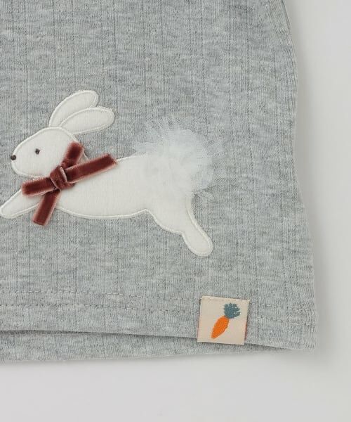 petit main / プティマイン Tシャツ | ハート/アニマルモチーフ長袖Tシャツ | 詳細10