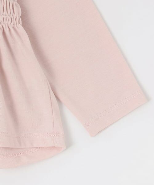 petit main / プティマイン Tシャツ | 【リンク】シャーリングペプラム長袖Tシャツ | 詳細8
