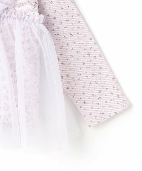 petit main / プティマイン Tシャツ | 【予約商品】【リンク】チュールドッキングトップス | 詳細3