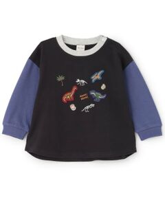 petit main / プティマイン Tシャツ | 【予約商品】アソート刺しゅうワッペン長袖Tシャツ