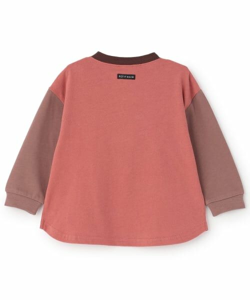 petit main / プティマイン Tシャツ | 【予約商品】アソート刺しゅうワッペン長袖Tシャツ | 詳細1