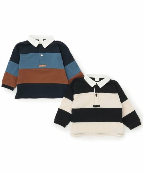 petit main / プティマイン Tシャツ | 【予約商品】切り替えラガー長袖Tシャツ | 詳細6