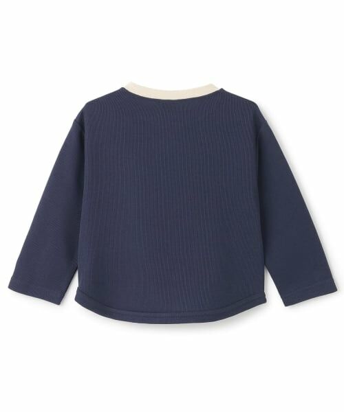 petit main / プティマイン Tシャツ | 【予約商品】パッチワーク長袖Tシャツ | 詳細1