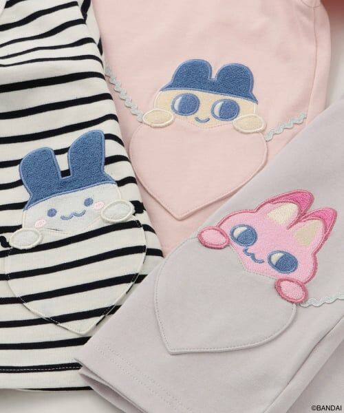 petit main / プティマイン Tシャツ | 【たまごっち】ポシェット風長袖Tシャツ | 詳細11