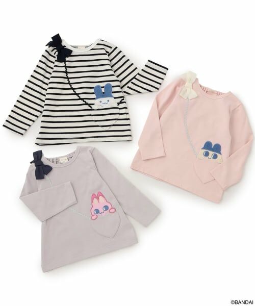 petit main / プティマイン Tシャツ | 【たまごっち】ポシェット風長袖Tシャツ | 詳細15