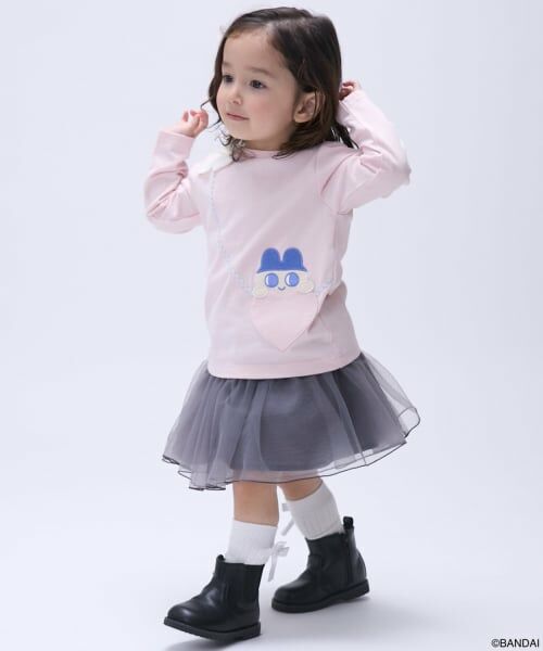 petit main / プティマイン Tシャツ | 【たまごっち】ポシェット風長袖Tシャツ | 詳細3
