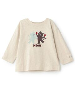 petit main / プティマイン Tシャツ | 【予約商品】へんてこなかま長袖Tシャツ