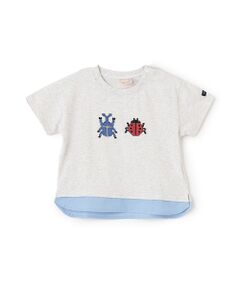 ﾌﾞﾛｯｸﾌﾟﾘﾝﾄ半袖Tｼｬﾂ