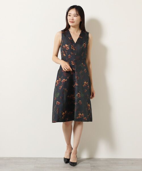 Phase Eight / フェイズエイト ドレス | Savannah Jacquard Floral Fit And Flare Dress | 詳細11