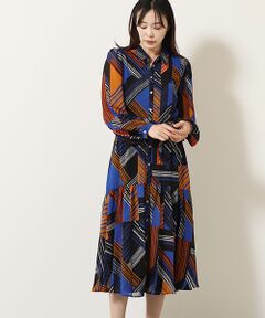 Chantilly Chiffon Shirt Dress