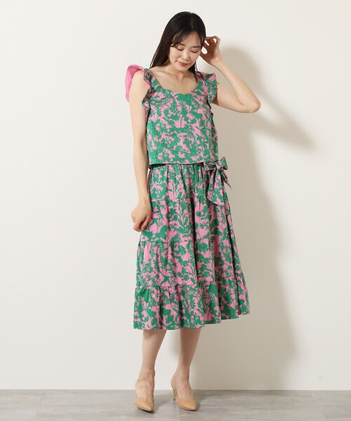 セール】 Cleona Printd Skirt （ドレス）｜Phase Eight / フェイズ 