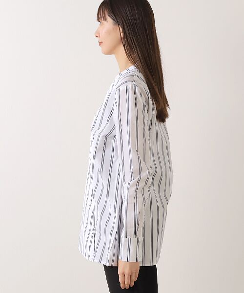 Phase Eight / フェイズエイト シャツ・ブラウス | Ashlyn Asymmetric Stripe Shirt | 詳細5
