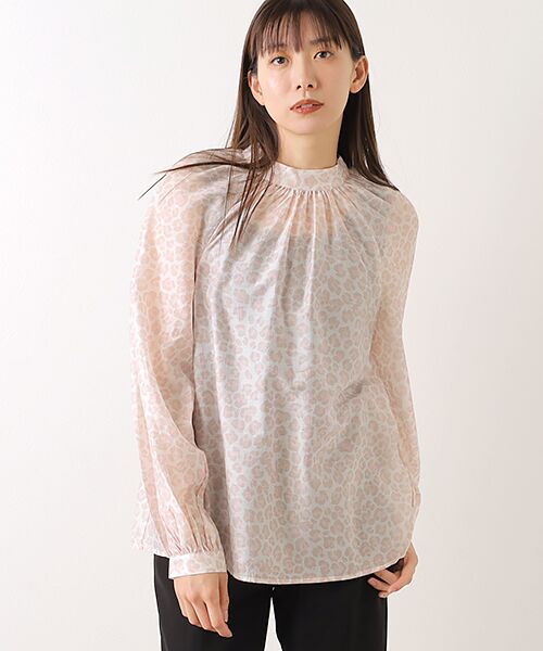 Phase Eight/フェイズエイト Aila Animal Print Blouse ベージュ UK8(9号) Phase Eight/フェイズエイト Aila Animal Print Blouse ベージュ UK8(9号)