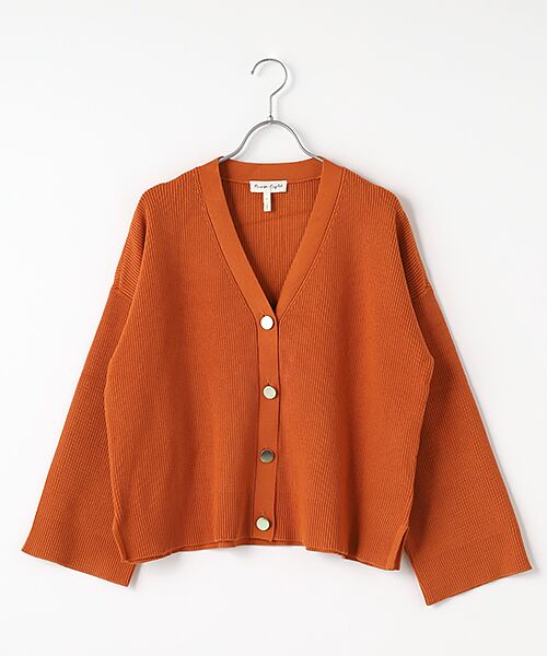 Phase Eight/フェイズエイト Anna Button Ribbed Cardigan オレンジ UK XS(7号) Phase Eight/フェイズエイト Anna Button Ribbed Cardigan オレンジ UK XS(7号)