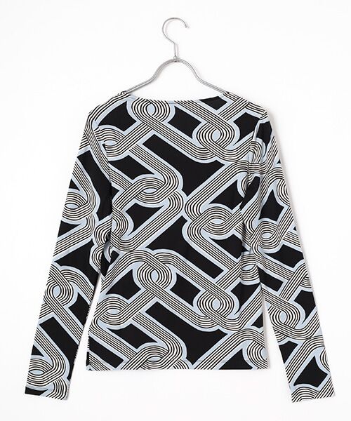 Phase Eight / フェイズエイト カットソー | Sofiana Chain Print Top | 詳細1