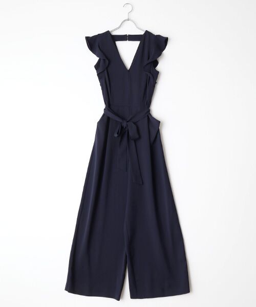 Phase Eight/フェイズエイト Kallie Frill Jumpsuit ネイビー UK14(15号) Phase Eight/フェイズエイト Kallie Frill Jumpsuit ネイビー UK14(15号)