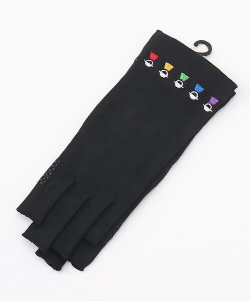 PICONE ACCESSORI（GOODS） / ピッコーネ アッチェッソーリ（グッズ） 手袋 | レディース UVカット手袋（BLACK）