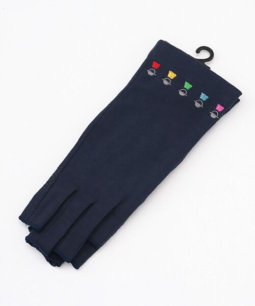PICONE ACCESSORI（GOODS） / ピッコーネ アッチェッソーリ（グッズ） 手袋 | レディース UVカット手袋（NAVY）