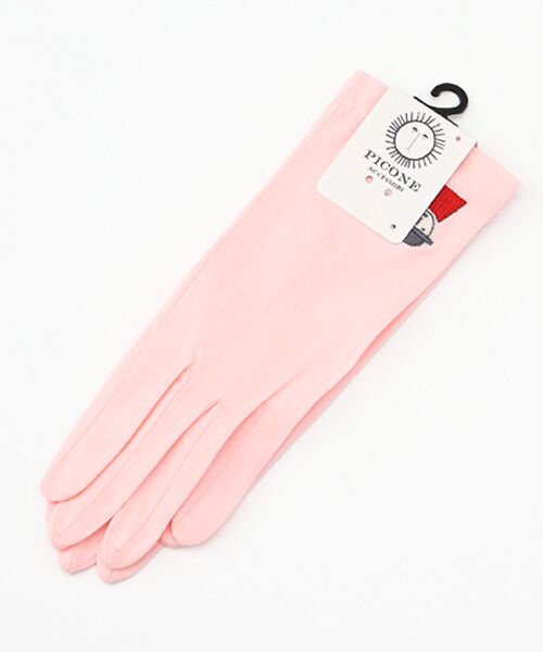 PICONE ACCESSORI（GOODS） / ピッコーネ アッチェッソーリ（グッズ） 手袋 | レディース UVカット手袋（L/PINK）