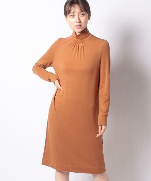 セール バイカラーハイネックワンピース ベアインレイ ミニ丈 ひざ丈ワンピース Pierre Cardin ピエール カルダン ファッション通販 タカシマヤファッションスクエア