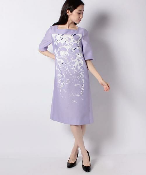 セール シャドーフラワープリント ワンピース ミニ丈 ひざ丈ワンピース Pierre Cardin ピエール カルダン ファッション通販 タカシマヤファッションスクエア