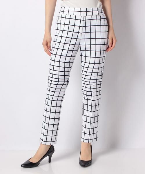 セール ウィンドウペンプリント クロップトパンツ その他パンツ Pierre Cardin ピエール カルダン ファッション通販 タカシマヤファッションスクエア